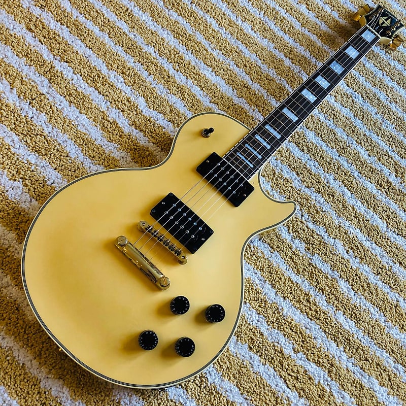 Epiphone Japan Les Paul Custom LPC-80 Vintage White | Reverb Greece