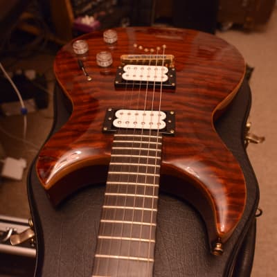 Jarrett USA Custom Shop Forza 24 Root Beer AAA Quilted Maple 10 Quilt Top PRS DC Boutique American image 12