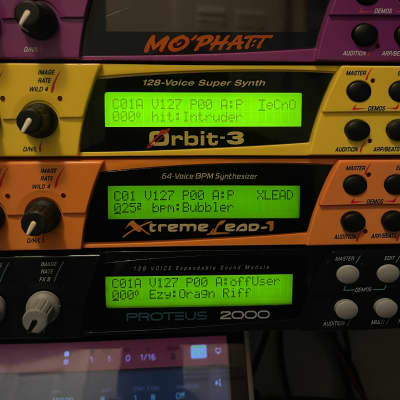 E-MU Systems Orbit-3 Rackmount 128-Voice Super Synth 2001 - Yellow