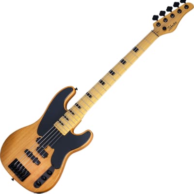 Schecter Model-T Session-5 Electric Bass Aged Natural Satin for sale