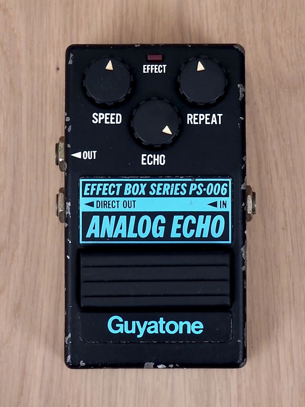 1980s Guyatone PS-006 Analog Echo Vintage Guitar Effects Pedal Delay, Box  Series MN3005 Chip, Japan