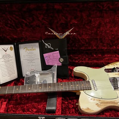 Fender Limited Edition Custom Shop 2019 - Super Faded/Aged Olympic White image 4