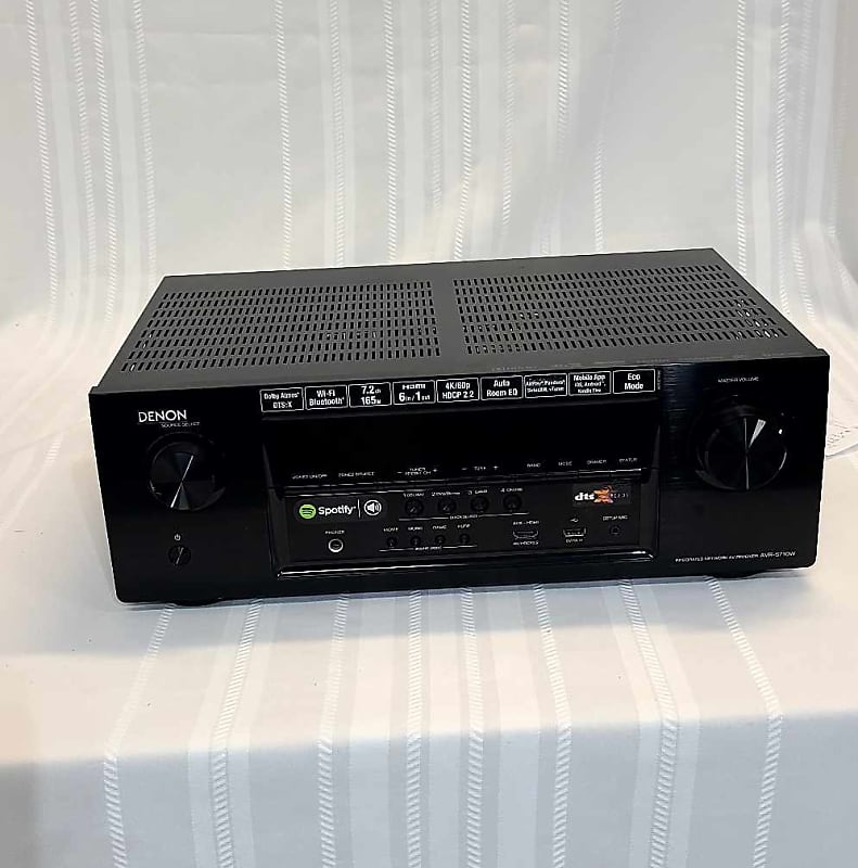 Denon Receiver AVRS710W Black Reverb