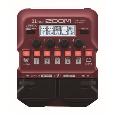 Zoom B1 Four Bass Multi-Effects Pedal for sale