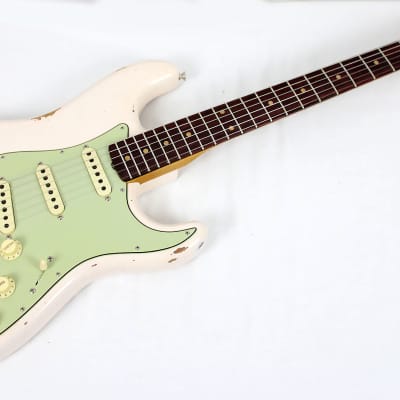 Fender Custom Shop Late 1962 Stratocaster Relic - Super Faded Aged Shell Pink image 3