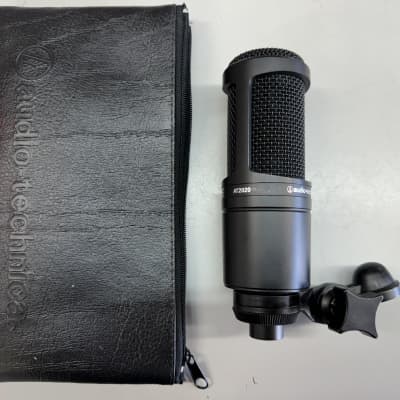 Audio-Technica AT2020 Large Diaphragm Cardioid Condenser Microphone 2010s - Black
