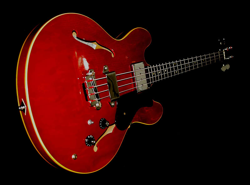 Epiphone EB 232 C Rivoli 1966 Cherry Red. Iconic Bass. Rare. image 1
