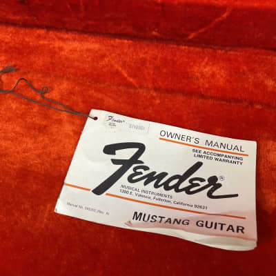 1977 Fender Mustang - Blond - All Original image 8