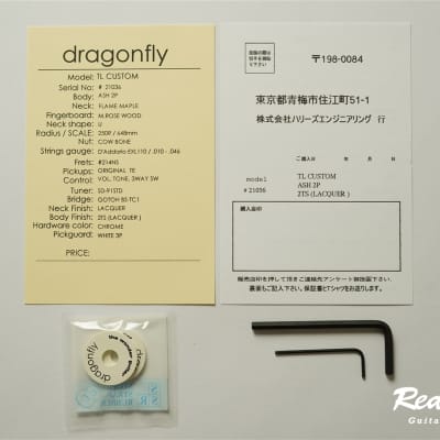 *MIJ* dragonfly  TL CUSTOM Light Aged  2 Tone Sunburst w/ free shipping! image 15