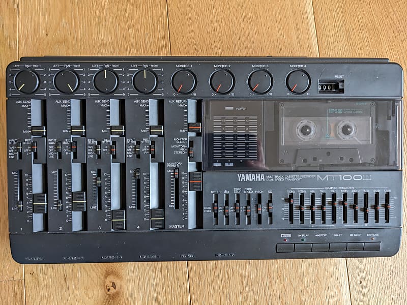 Yamaha MT100 II 4 track cassette recorder 90s | Reverb