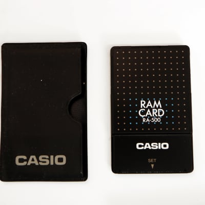 CASIO RAM CARD RA-500 for CASIO VZ-1 VZ-10M PD Phase distortion synthesis M8 MIDI GUITAR PG-380 128 64 NORMAL + 64 COMBINATION Very Rare