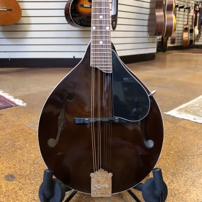 Kentucky KM-256 Deluxe A-Model Mandolin Transparent Brown w/Padded Gig Bag image 1