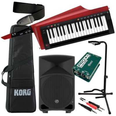 Korg RK-100S 2 Keytar - Translucent Red - Stage Rig