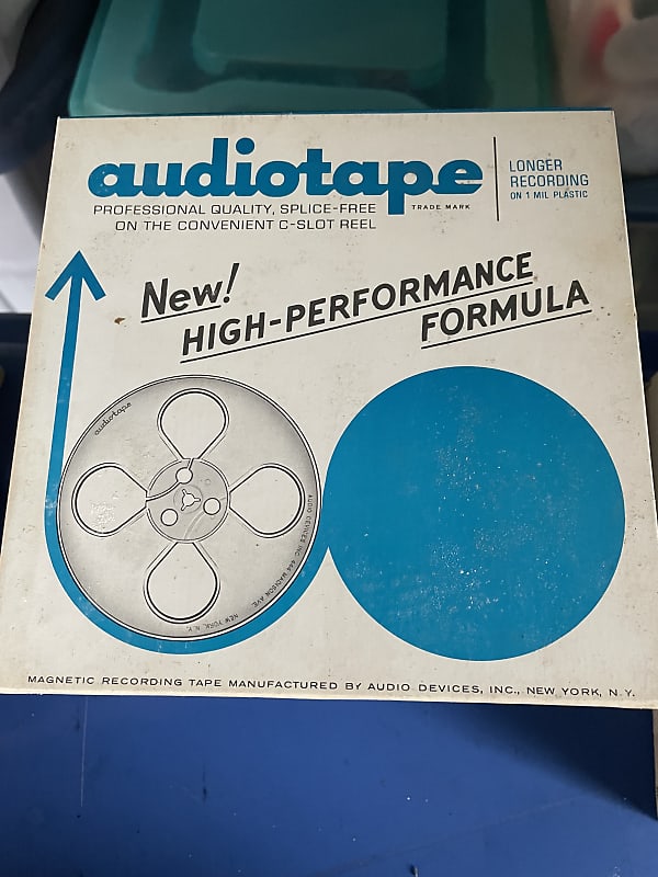 Audiotape Reel to Reel Tape High Performance Formula Sealed