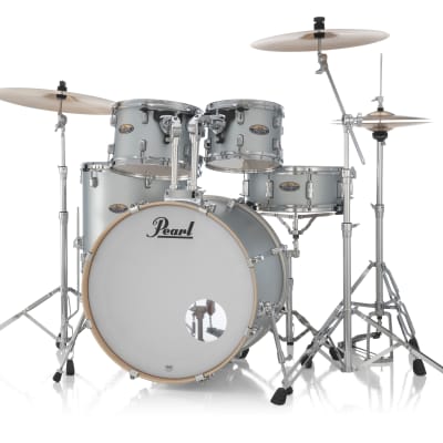 Pearl Decade Maple 5-pc. Shell Pack features a 22x18 bass drum, 16x16 floor tom, 12x8 and 10x7 toms, and 14x5.5 snare in #208 Blue Mirage lacquer finish. image 2