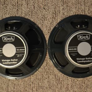 Pair of Jensen/Koch VG12-90 Guitar Speakers | Reverb