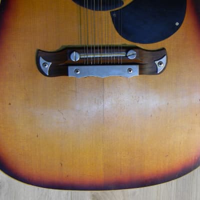 vintage KLIRA RED RIVER 12string GITARRE dreadnought guitar Germany 1960` Player wie Framus Texan image 6