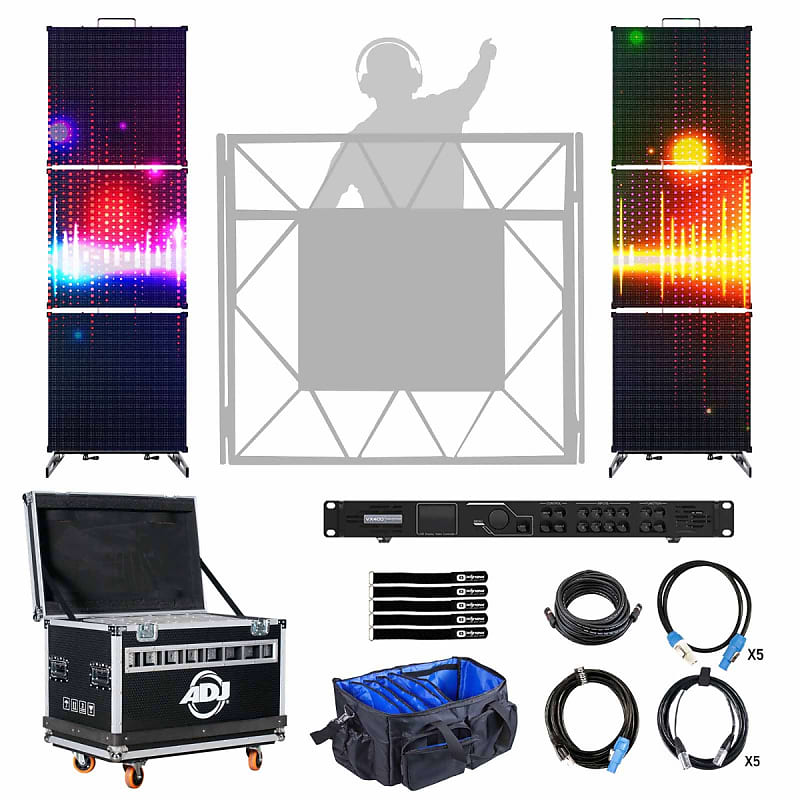 ADJ EVS3 Video Wall 3x2 Column System With Controller & Bag | Reverb