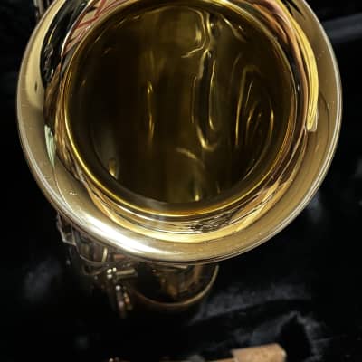 Selmer AS400 Student Model Alto Saxophone 2010s - Clear-Lacquered Brass image 8