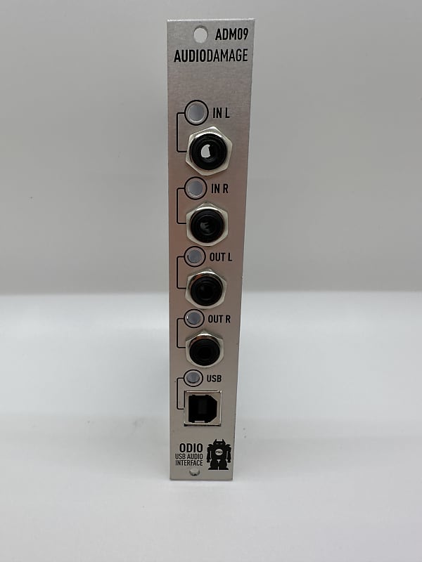 Audio Damage ADM09 ODIO USB Audio Interface Eurorack Module image 1