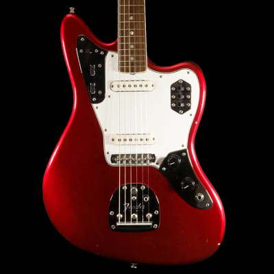 Fender 2012 American Vintage AVRI 65 Jaguar Guitar, Red, Pre-Owned image 1
