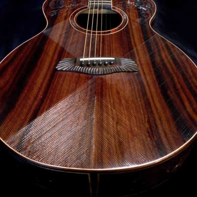 Blueberry Handmade Grand Concert Guitar - Balinese Rosewood Body for sale
