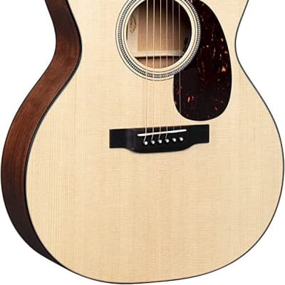 Martin Guitar GPC-16E Mahogany with Gig Bag, Acoustic-Electric Guitar, Mahogany and Sitka Spruce Construction, Gloss-Top Finish, GP-14 Fret, and Low Oval Neck Shape image 1