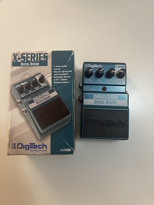 Digitech X-Series XDV Digiverb Stereo Digital Reverb Guitar Effect Pedal