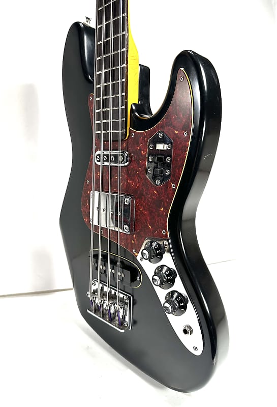 Custom 8 string Jazz Bass with vintage Teisco and Epiphone