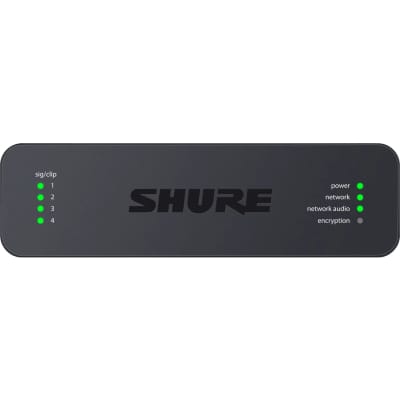 Shure ANI4IN-XLR 4-Channel Audio Network Interface image 1