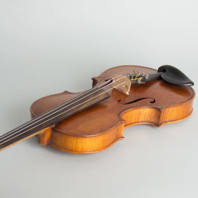 Frantisek Zivec Violin 1959 Amber Varnish Finish, curly maple and spruce, brown canvas hard shell cs image 7