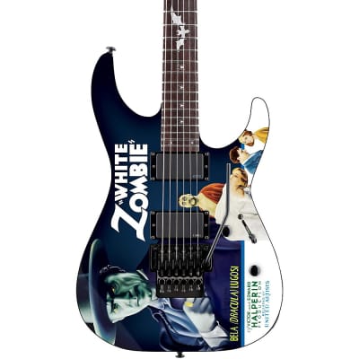 ESP LTD Kirk Hammett Signature White Zombie Electric Guitar Regular Graphic image 1
