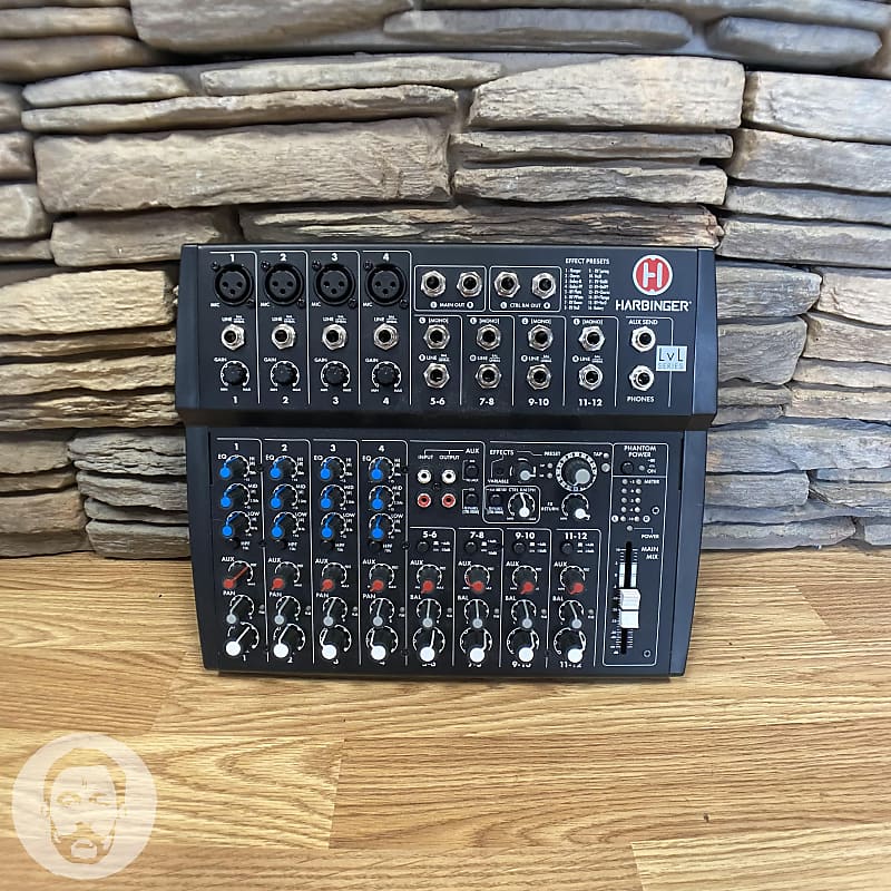 Harbinger L1202FX 12Channel Mixer with Effects (Excellent) Reverb