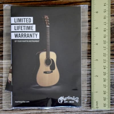 MARTIN GUITAR LIMITED LIFETIME WARRANTY BOOKLET INSERT ACOUSTIC CASE CANDY BOOK SERIAL NUMBERS THROUGH 2020 image 5