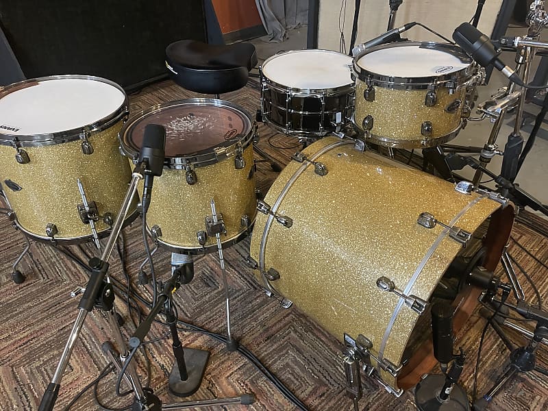 Tama Starclassic Birch Bubinga Gold Glitter | Reverb