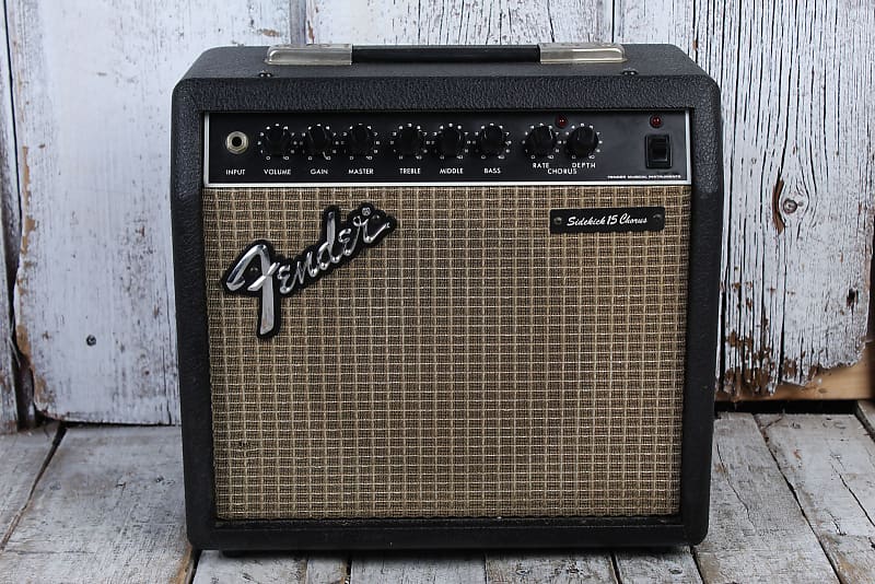 Fender 1996 Vintage Sidekick 15 Chorus Electric Guitar Amplifier with  Footswitch