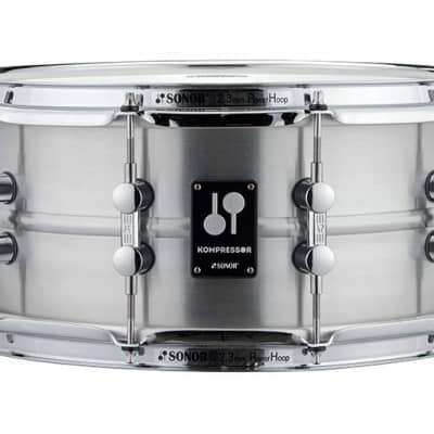 Sonor Kompressor Series 14" x 6.5" Aluminum Snare Drum image 1