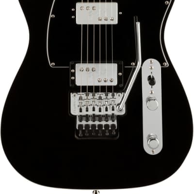Fender American Ultra Luxe Telecaster HH w/ Floyd Rose. Maple Fingerboard, Mystic Black image 1