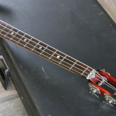Ampeg ASB-1 Devil Scroll Bass Fireburst Previously Owned by Garry Tallent of E Street Band! + OHSC image 3