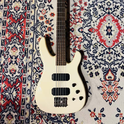 1989 Westone Spectrum V 5-String Bass MIJ - Cream White for sale