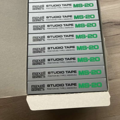 Maxell MS-20 Bundle of 87 NOS Type II High Bias Cassettes Free Shipping Continental USA image 2