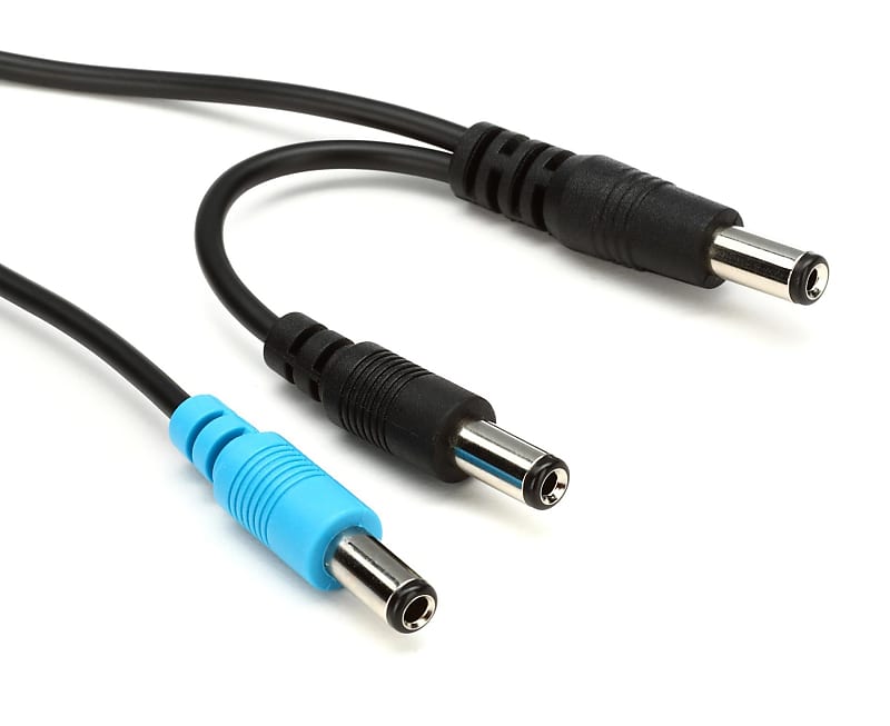Voodoo Lab HX Current Doubler Cable - 18-inch Dual 2.1mm to 2.5mm Straight Barrel Power Cable image 1