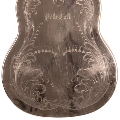 1930s National Style 3 Tenor Guitar, Ornate Etchings | Reverb