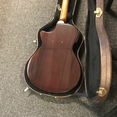 CRAFTER SA-TVMS HYBRID thin body acoustic-electric guitar 2006 in Tiger maple excellent with original hard case image 13