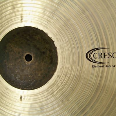 Sabian Crescent Element 14" Hi Hat Cymbals/# EL14H/Top-1054g + Bottom-1407g/New image 6