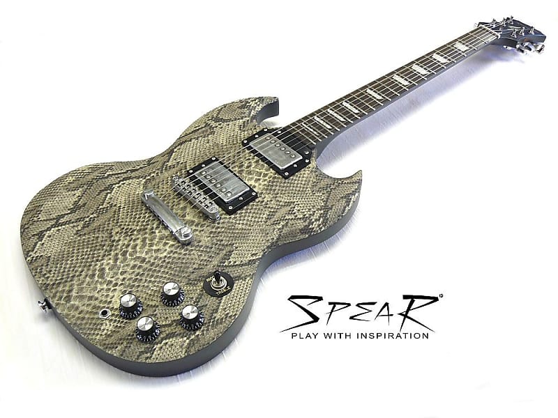 E-Gitarre SPEAR® S-100 SS Snake Skin