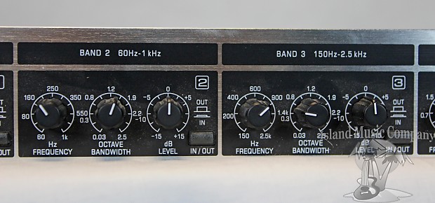 Behringer PEQ2200 UltraQ Pro Mono Equalizer | Reverb