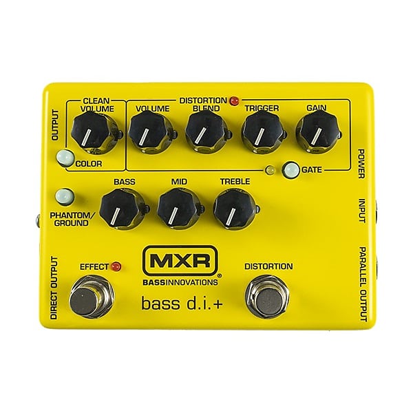 MXR IKEBE ORIGINAL M80 BASS D.I.+ Yellow [Release commemorative bonus! AC  adapter present! ]