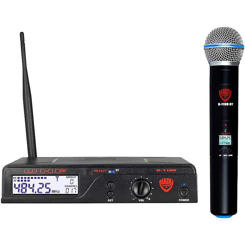 Nady U-1100-HT 100-Channel UHF Handheld Wireless Microphone System (A Band) image 1