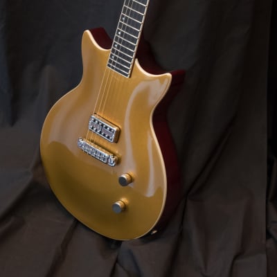 NEW Prestige DC Coupe ACE Gold Electric Guitar w/ TV Jones Pickup image 4